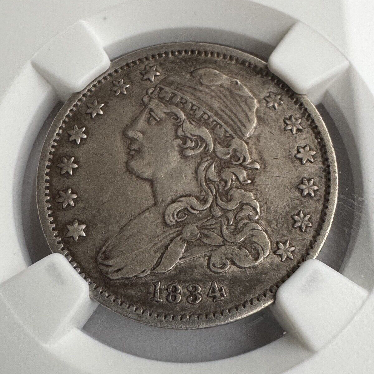 1834 Capped Bust Quarter – NGC XF40 – Early U.S. Silver - Sharp Detail