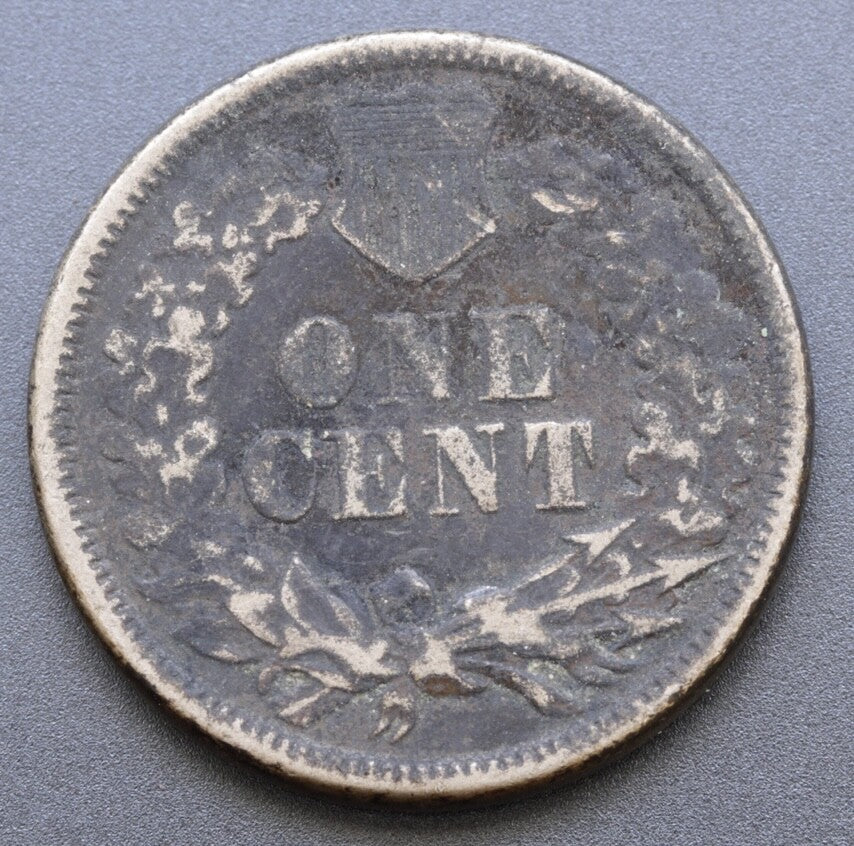 1861 Indian Head Cent Copper Nickel • Full LIBERTY - Civil War Era