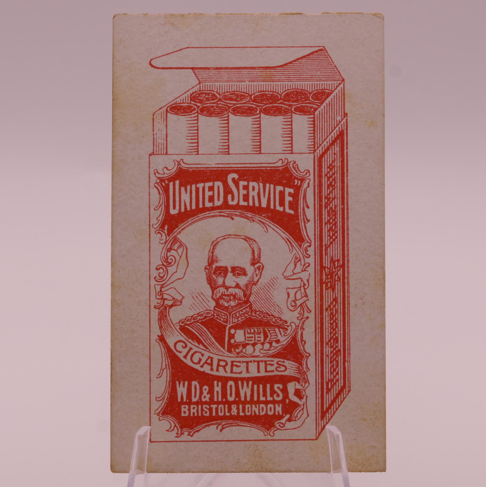 Wills United Service Cigarettes Card No. 19 Turkey Antique Tobacco Card Bristol