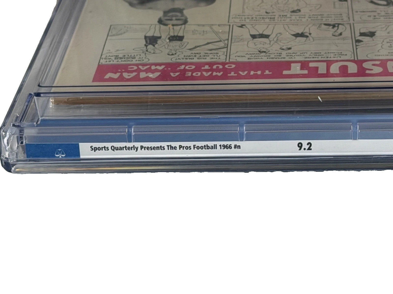 1966 Jim Taylor Green Bay Packers Pros Football Magazine CGC 9.2 Top Pop NFL AFL