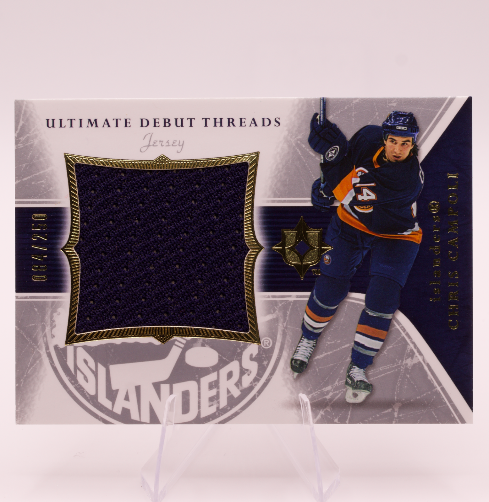 2005-06 Upper Deck Ultimate Collection Chris Campoli Debut Threads Jersey /250