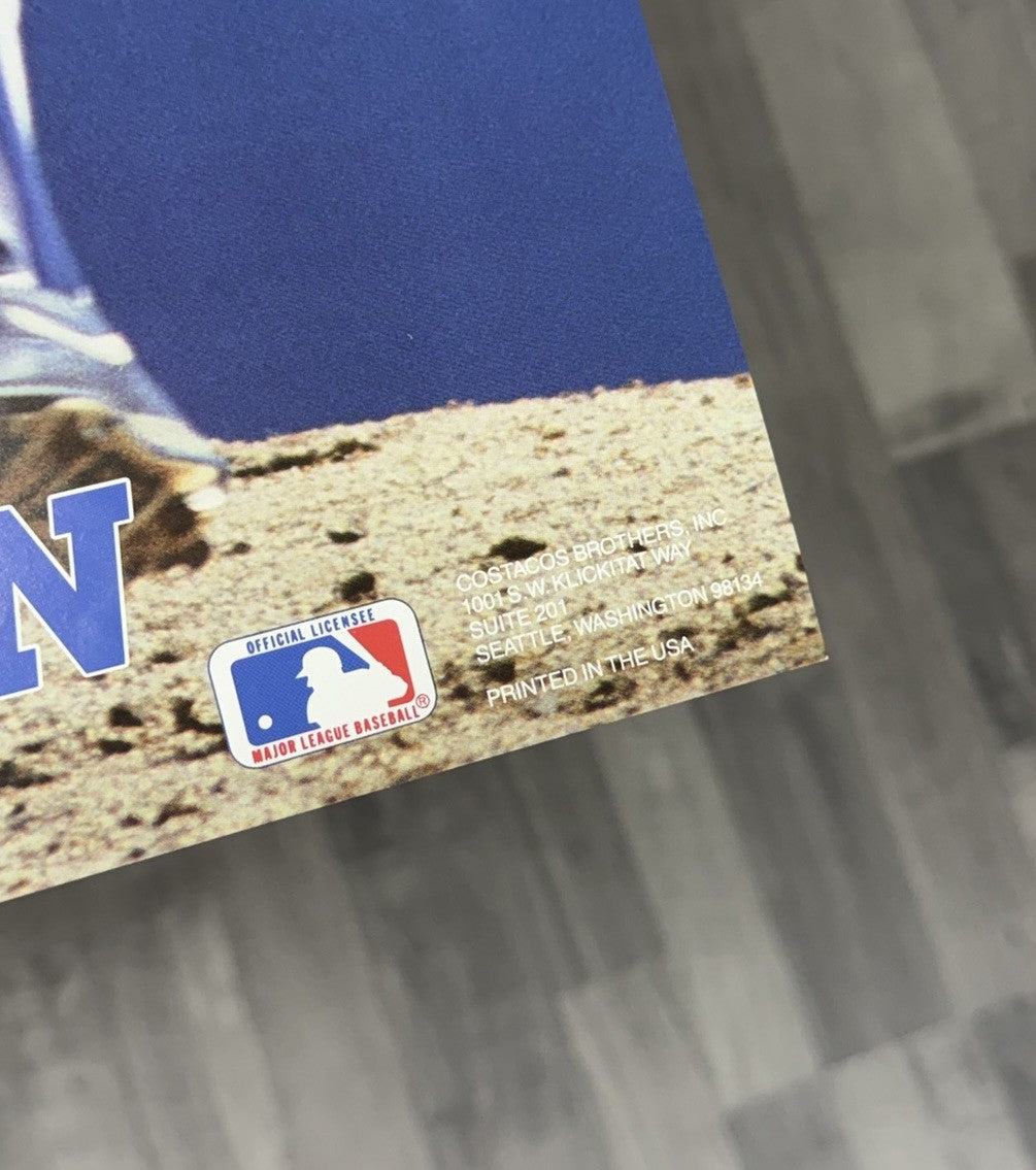 Vintage Nolan Ryan Texas Heat Costacos Brothers Poster 16x24 Texas Rangers 34