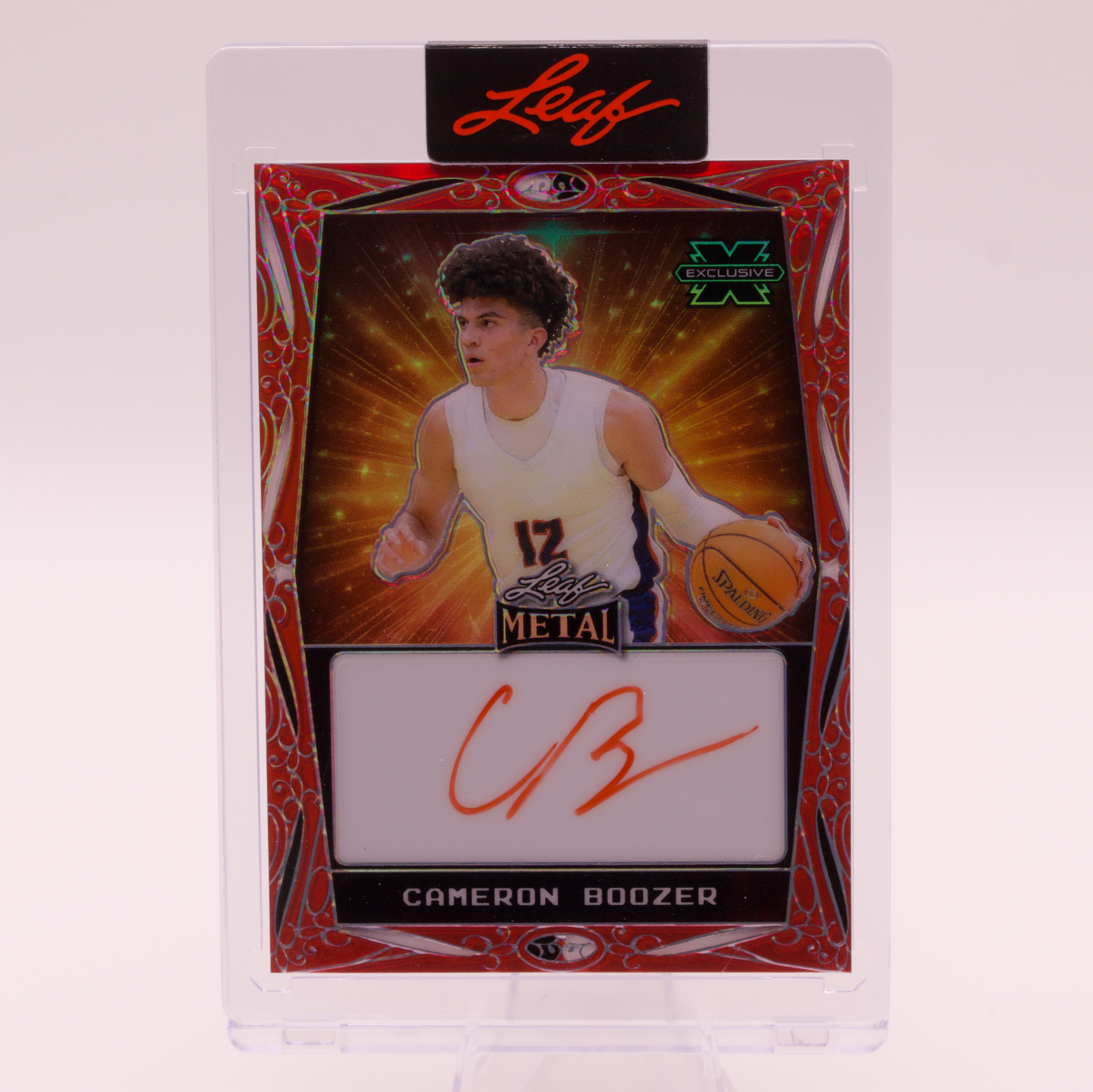 2024 Leaf Metal Cameron Boozer Auto /199 #MI-CB2 X Exclusive Duke Blue Devils