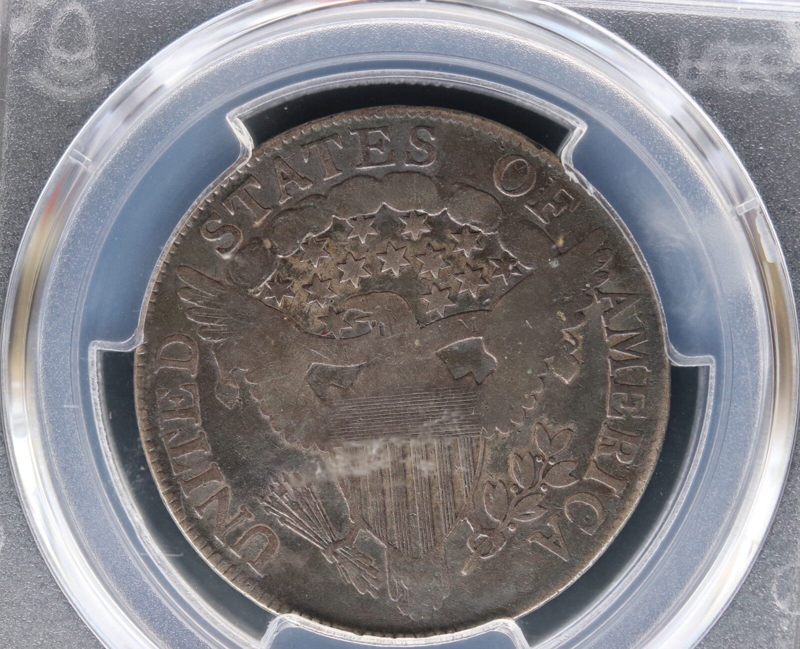 1807 Draped Bust Half Dollar PCGS Good Details Env Dam O-105 R1 50C