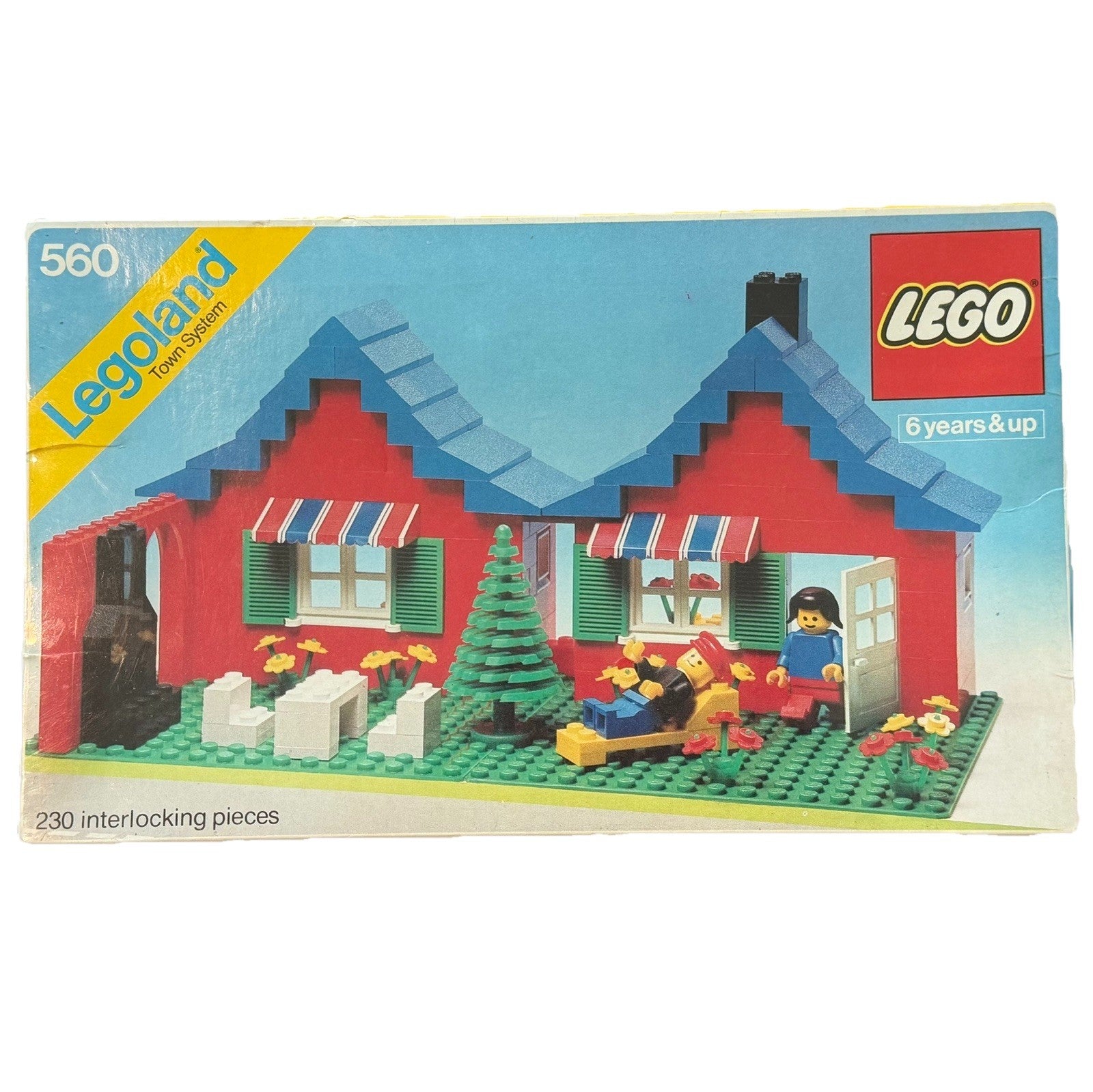 Vintage LEGO 560 Town House Legoland Sealed New 1979 230 pcs Rare Duplex
