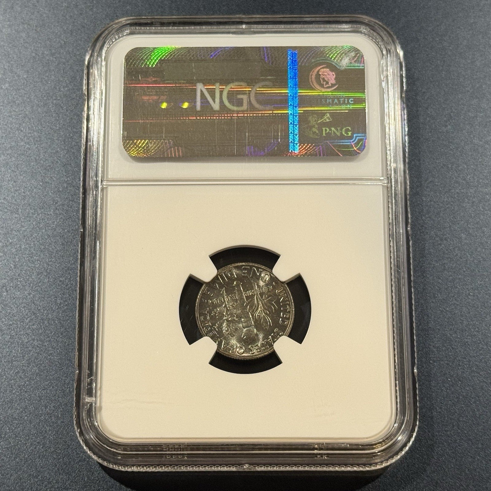 1958 Roosevelt Dime MS66 NGC • Brilliant Uncirculated • Toner