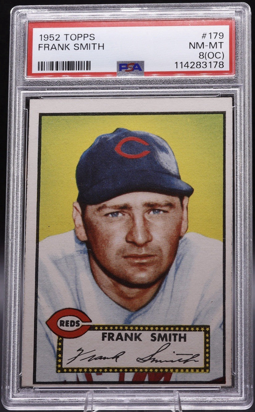 1952 Topps Frank Smith #179 PSA NM-MT 8 (OC)