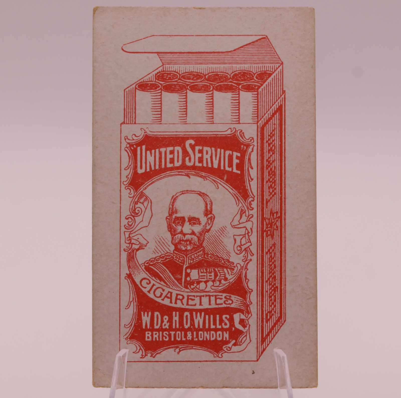 Wills United Service Cigarettes Card No. 16 Greece Antique Tobacco Card Bristol