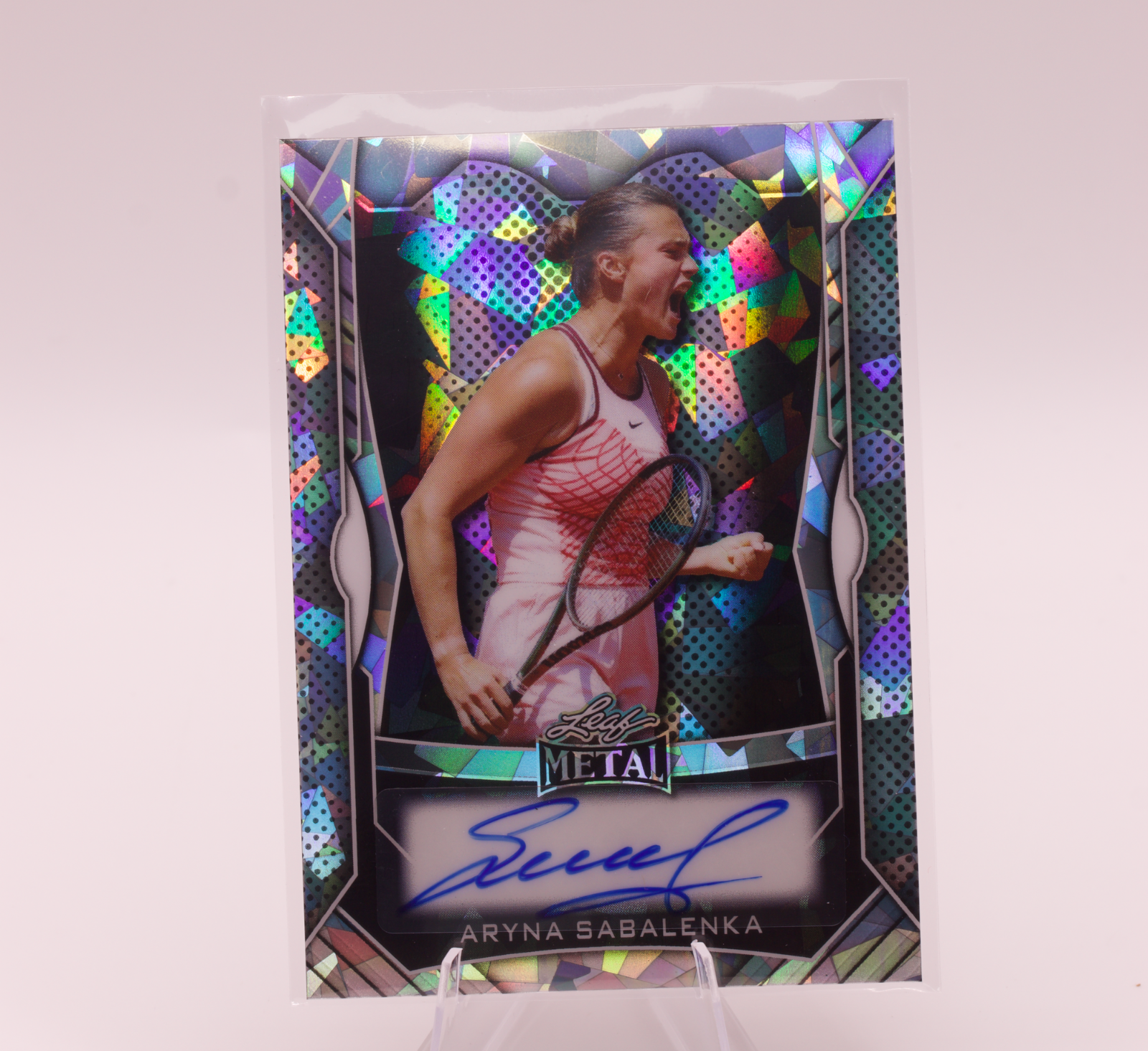 2025 Leaf Metal Aryna Sabalenka Auto /149 MA-AS2 Tennis Signed Card WTA No 1