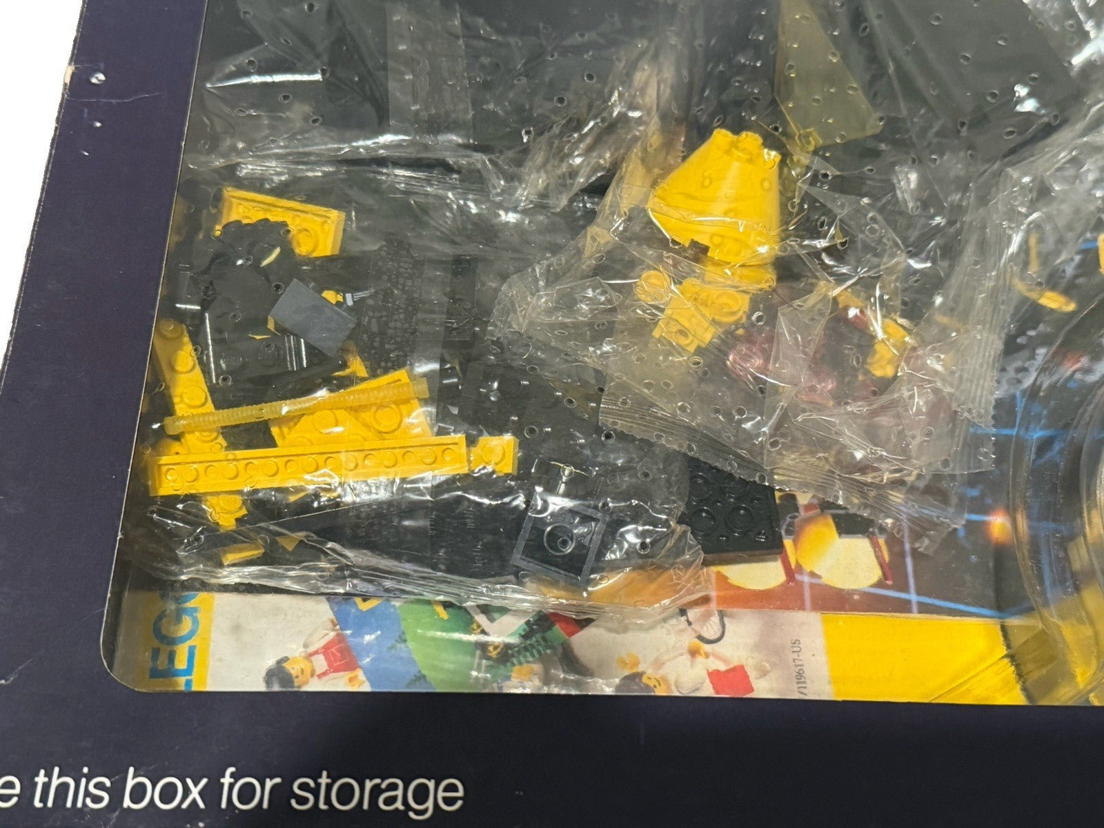 Vintage 1987 LEGO LEGOLAND Space Blacktron Renegade #6954 Open Box Sealed Bags