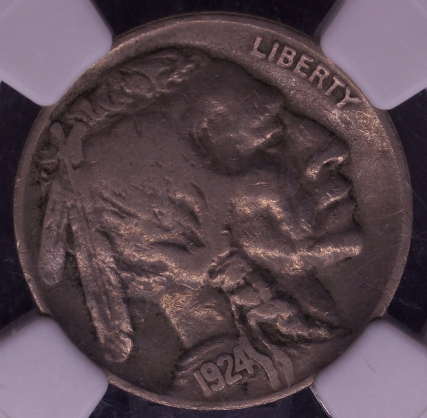 1924-D Buffalo Nickel NGC VF20 Denver Mint 5C