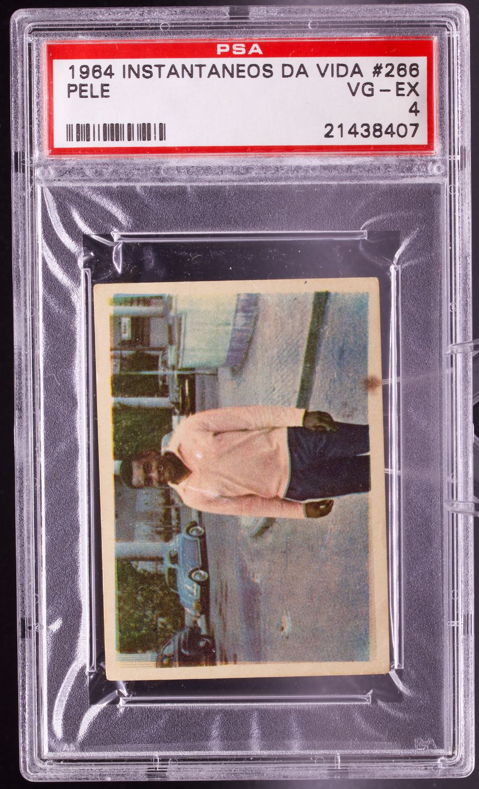1964 Instantaneos Da Vida #266 Pele PSA 4 VG-EX Santos FC Door Gates Soccer Card