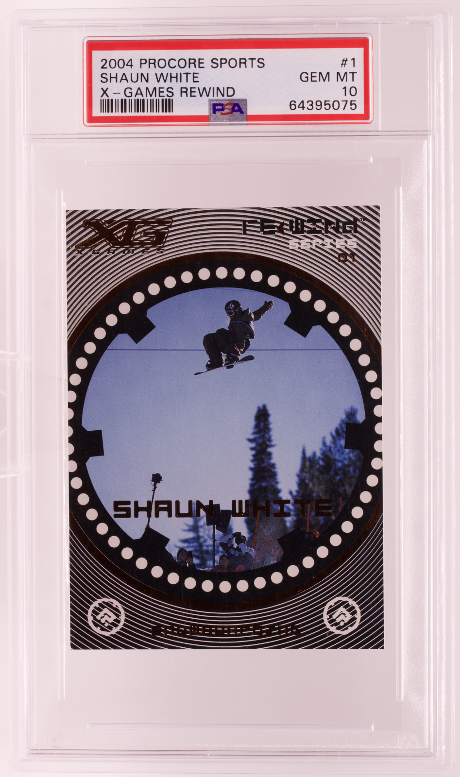 Shaun White 2004 Procore Sports X-Games Rewind ROOKIE #1 Gem Mint PSA 10