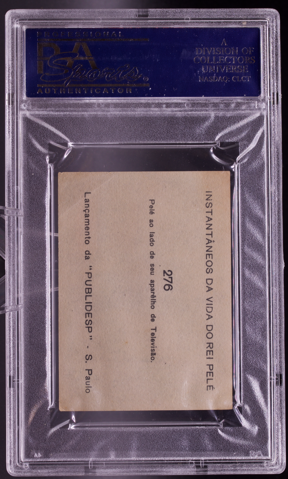 1964 Instantaneos Da Vida #276 Pele PSA 4 VG-EX Television TV Brazil Soccer Card