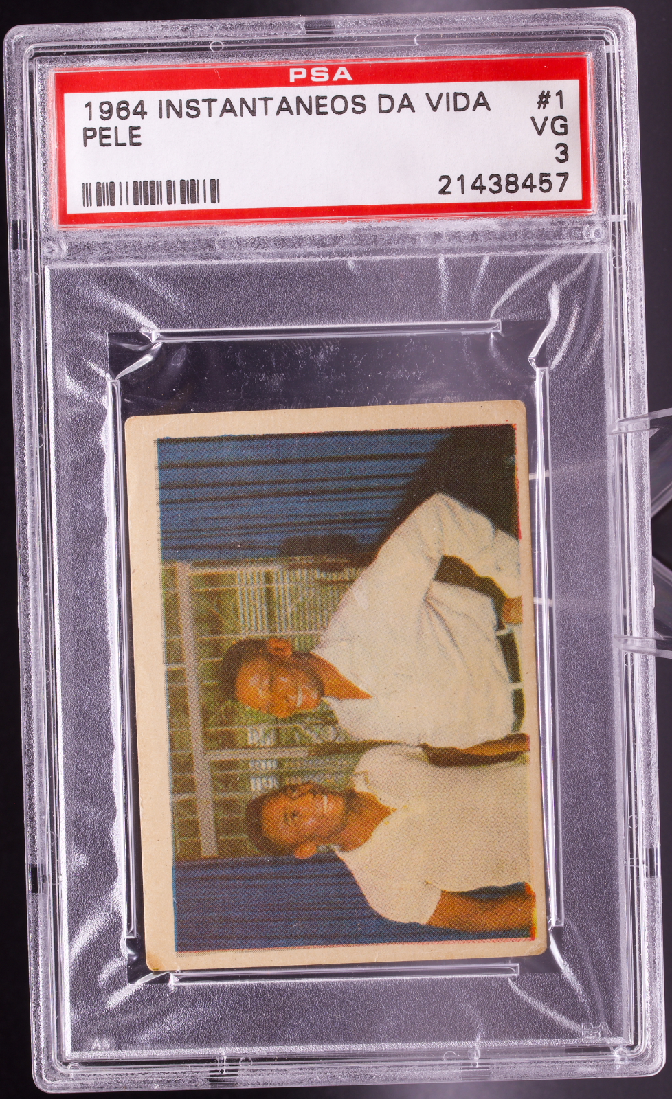 1964 Instantaneos Da Vida #1 Pele PSA 3 VG Dondinho Father Brazil Soccer Card