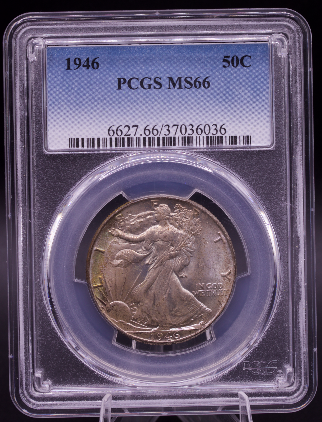 1946 Walking Liberty Half Dollar PCGS MS66