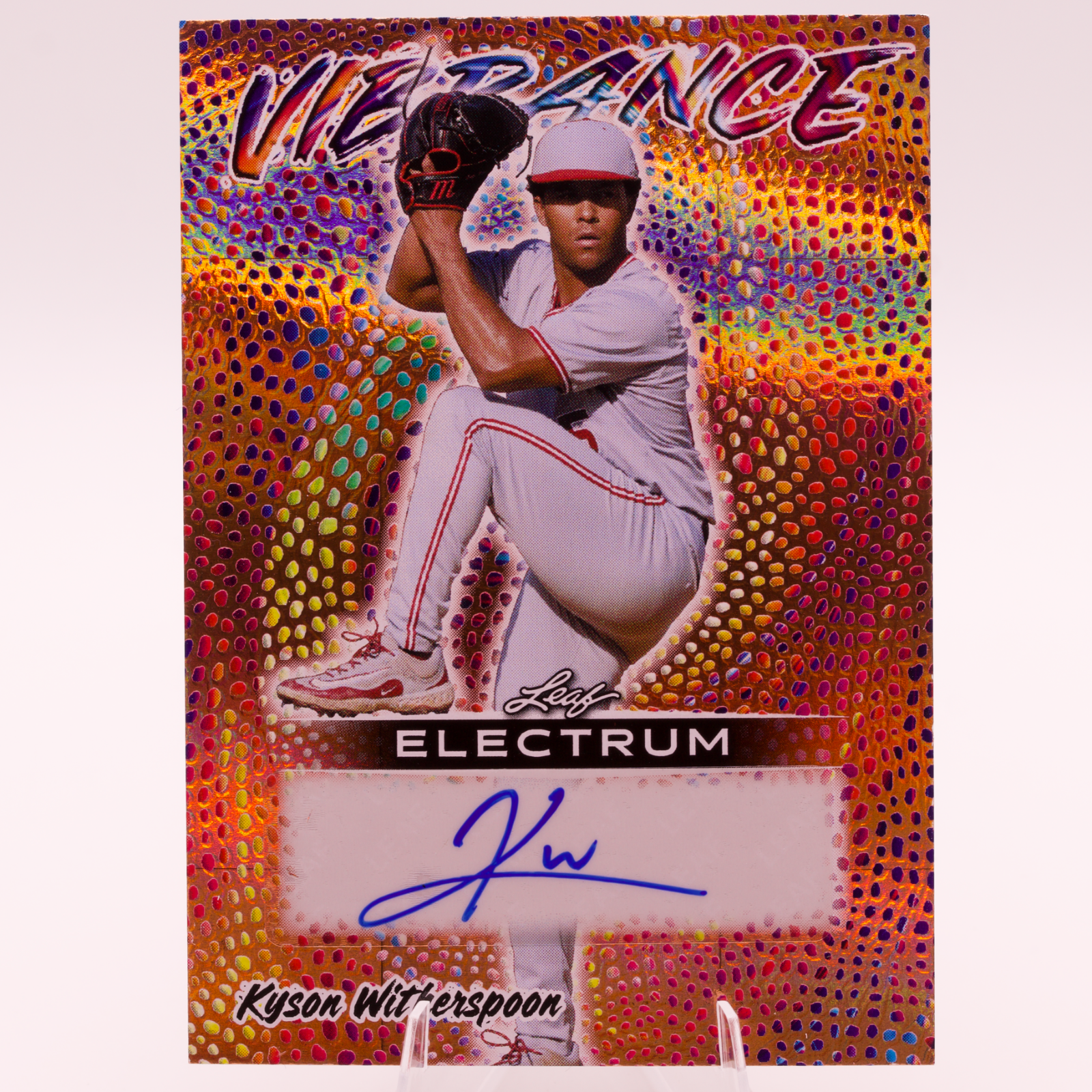 2026 Leaf Electrum Vibrance Kyson Witherspoon Auto /15 V-KW1 Orioles RHP