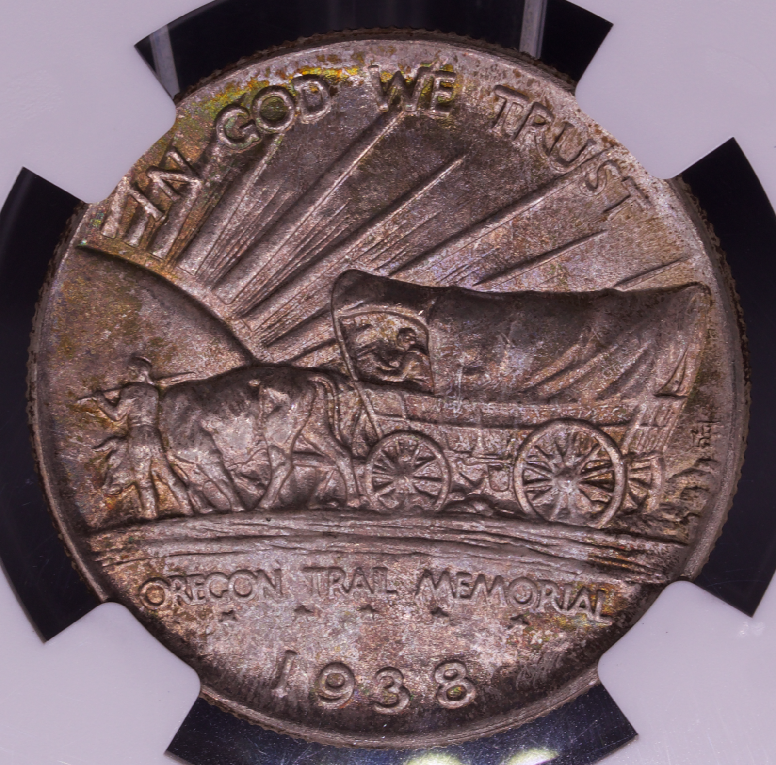 1938-D Oregon Trail Memorial Commemorative Half Dollar NGC MS67+ Plus