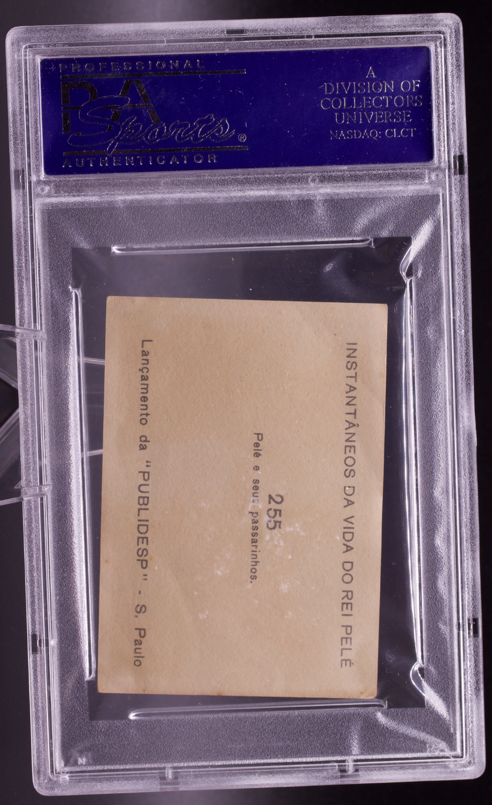 1964 Instantaneos Da Vida #255 Pele PSA 1.5 Fair Birds Passarinhos Soccer Card