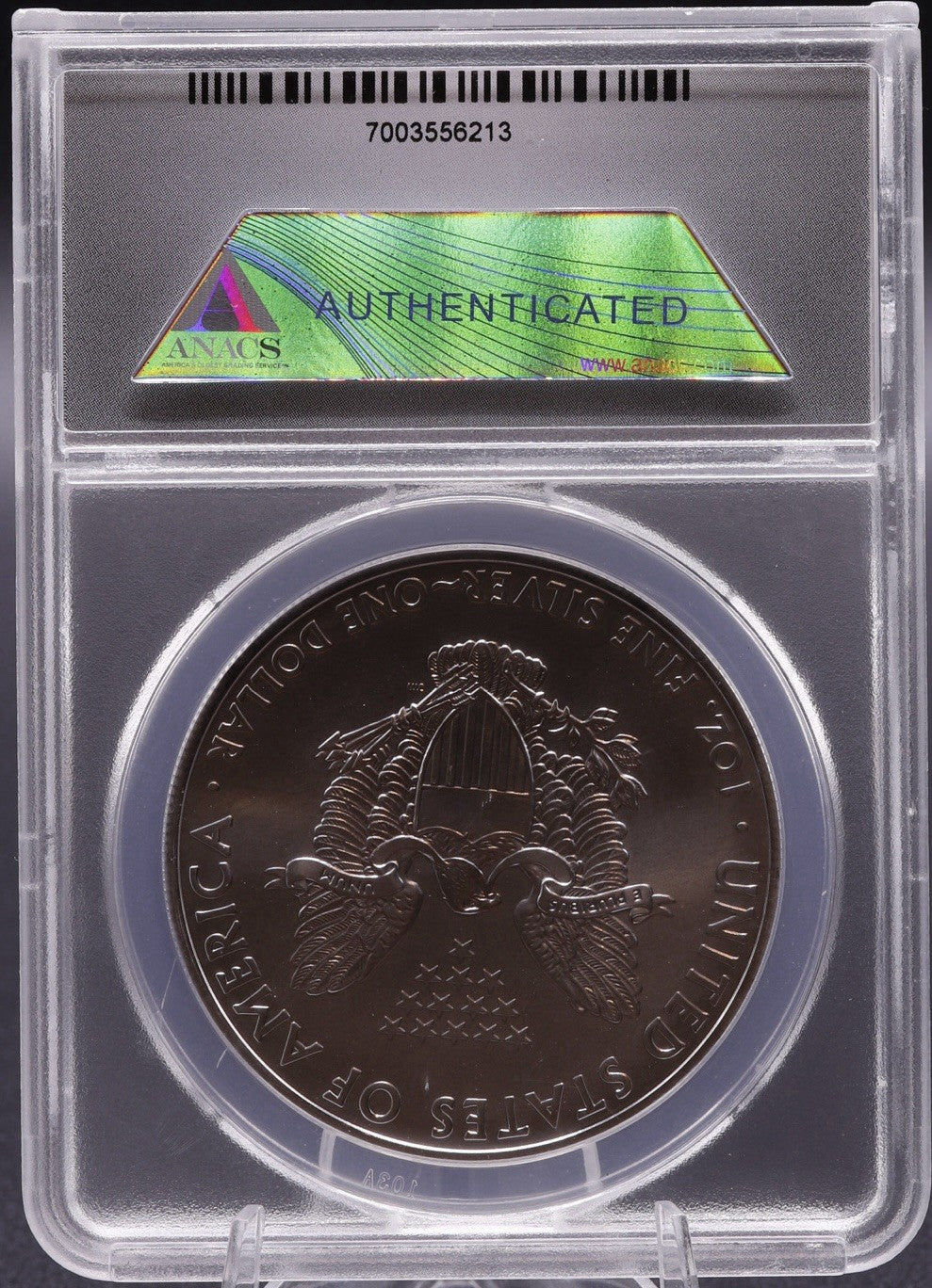 2011-S Silver Eagle ANACS MS70 First Release Ltd Ed /2511 25th Anniv Coin