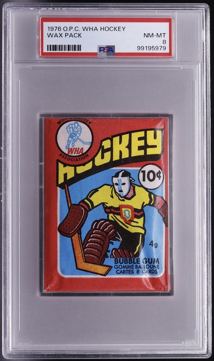 1976 O-Pee-Chee WHA Hockey Wax Pack PSA 8 • Sealed Vintage OPC • Scarce Issue