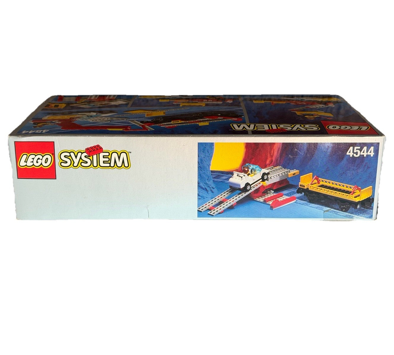 Vintage LEGO 4544 Car Transport Wagon Trains Sealed New 1994 Rare 9V