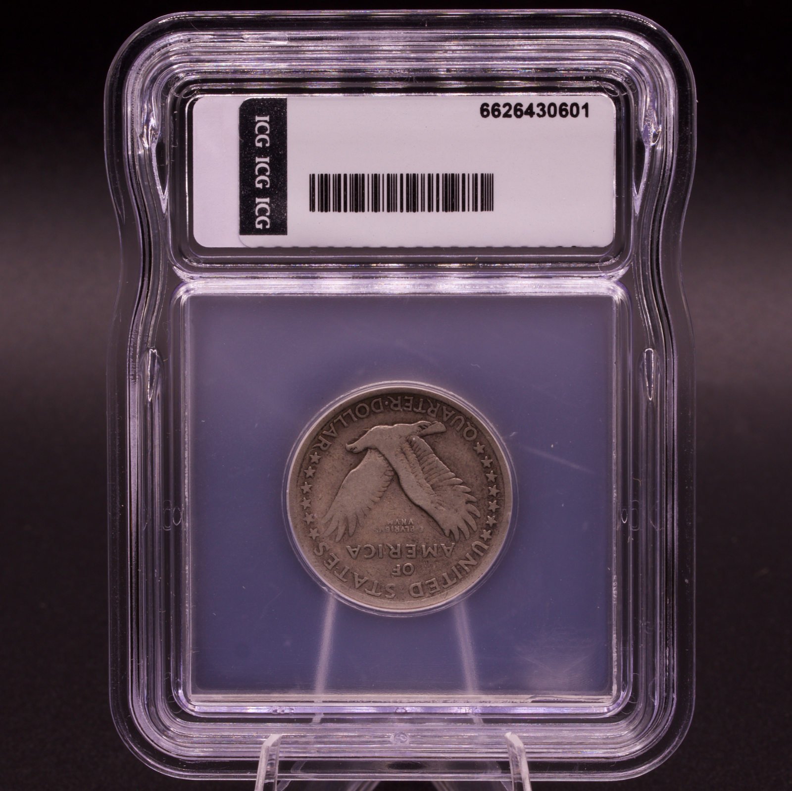 1917-S Standing Liberty Quarter Type 1 ICG F15 25C San Francisco Silver Coin