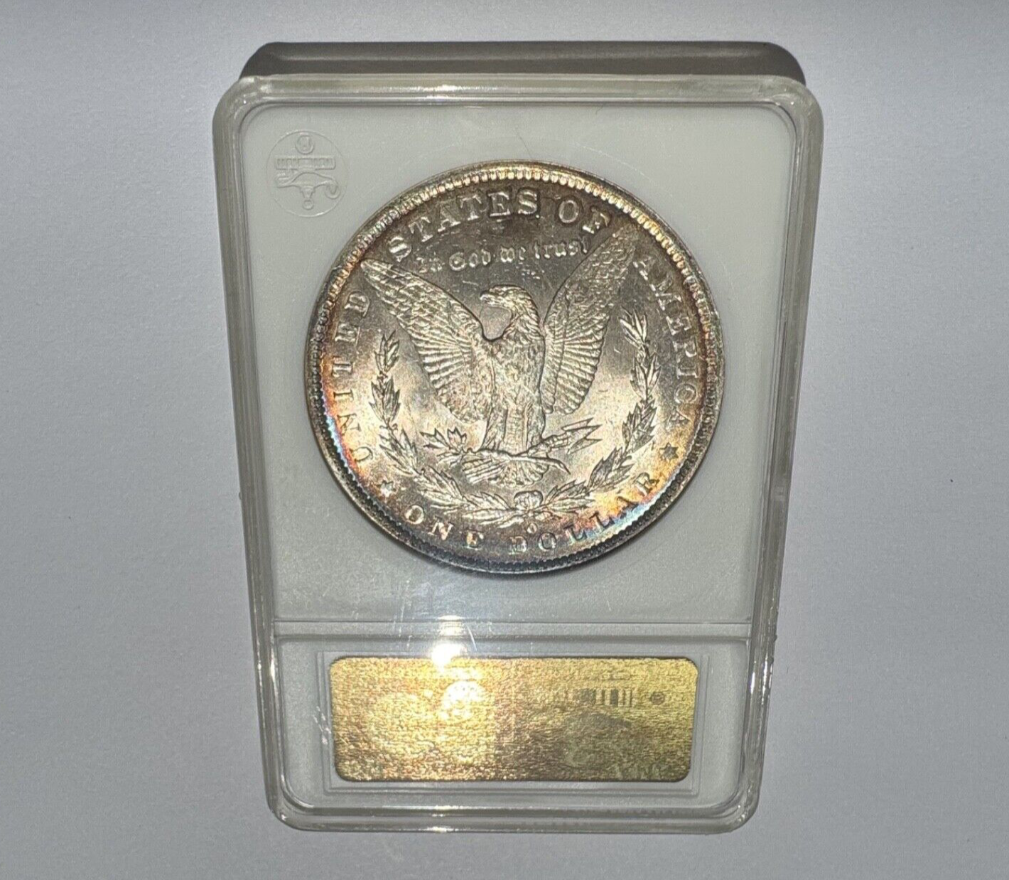 1885-O Morgan Silver Dollar – ANACS Certified MS62 – *End Of Roll Toner*