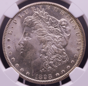 1898-O Morgan Silver Dollar NGC MS65 Gem Uncirculated New Orleans