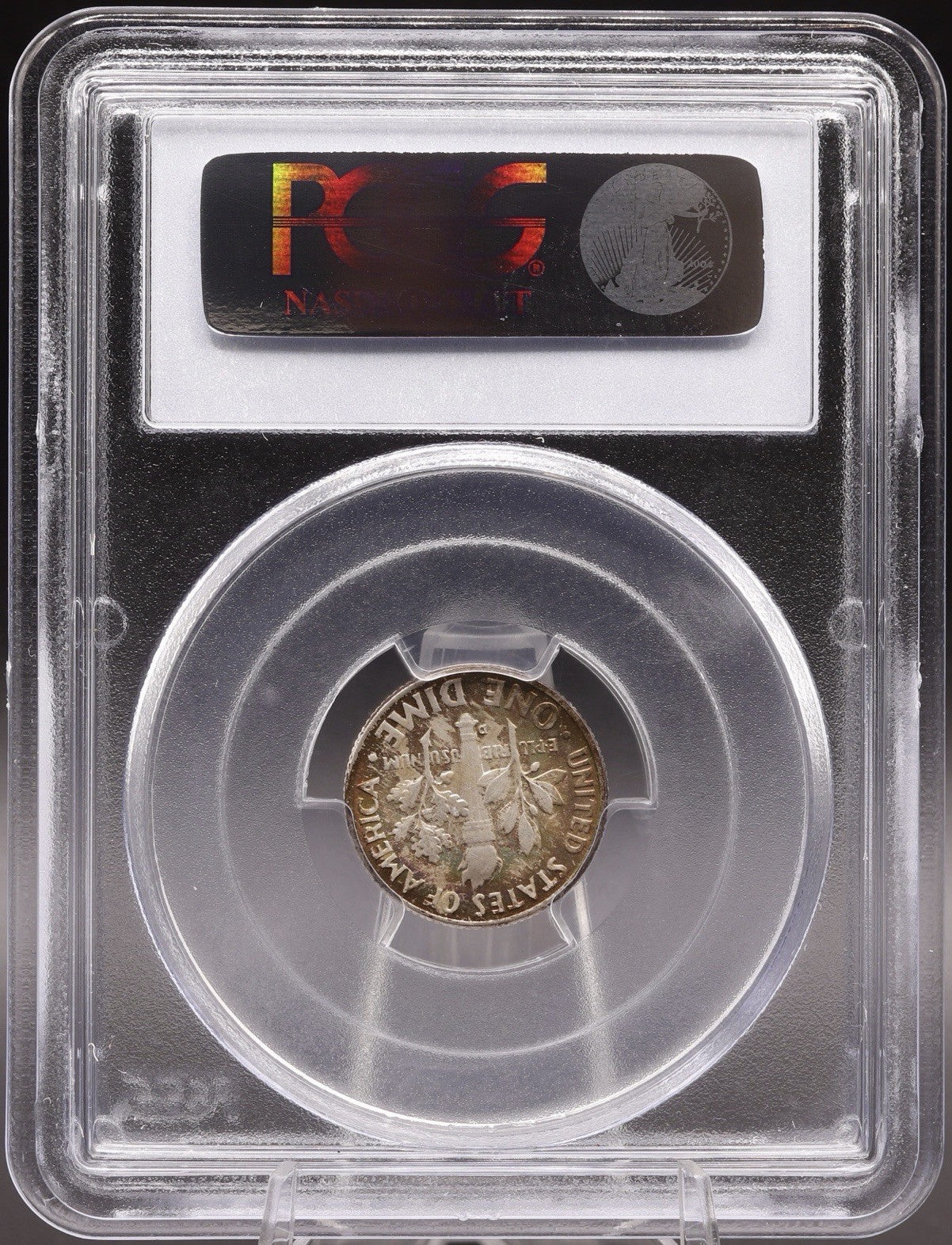 1958-D Roosevelt Dime PCGS MS66 Toned