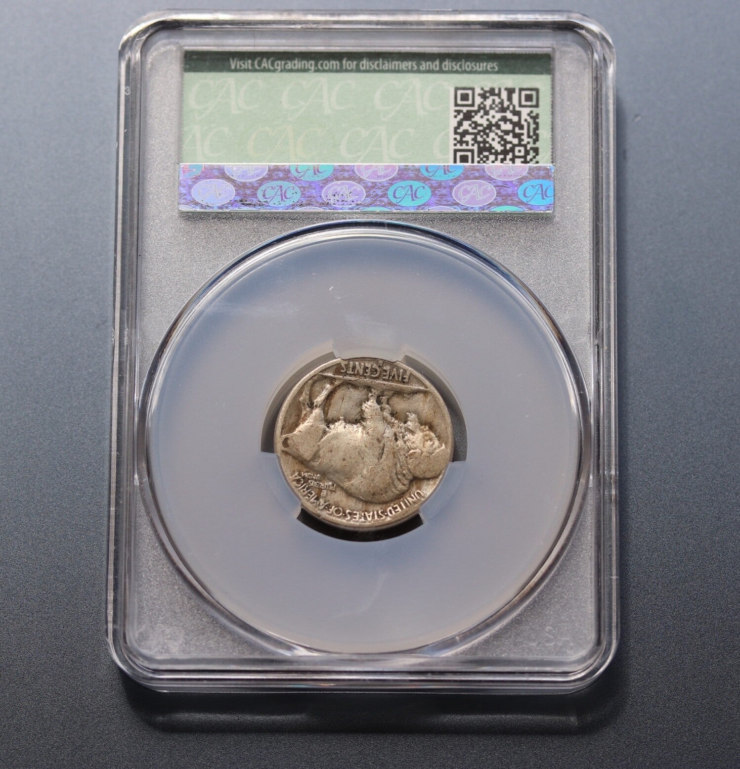 1921-S Buffalo Nickel 5C CAC VG10 Key Date Low Mintage