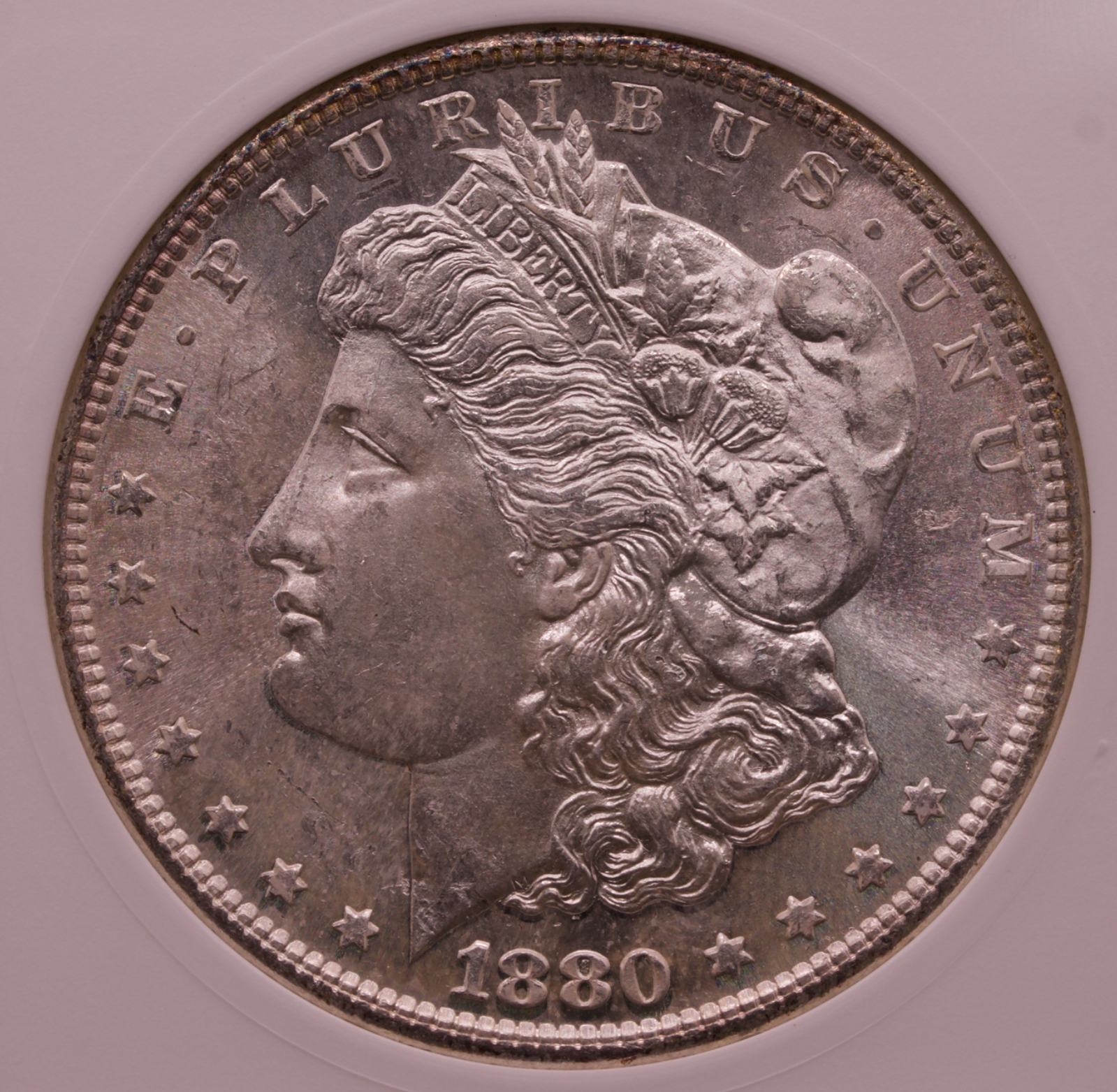 1880/79-S Morgan Silver Dollar ANACS MS64 VAM-8 Medium S Top 100 Overdate