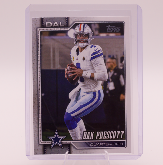 2026 Topps Dak Prescott #53 Dallas Cowboys QB Football Card Mississippi State