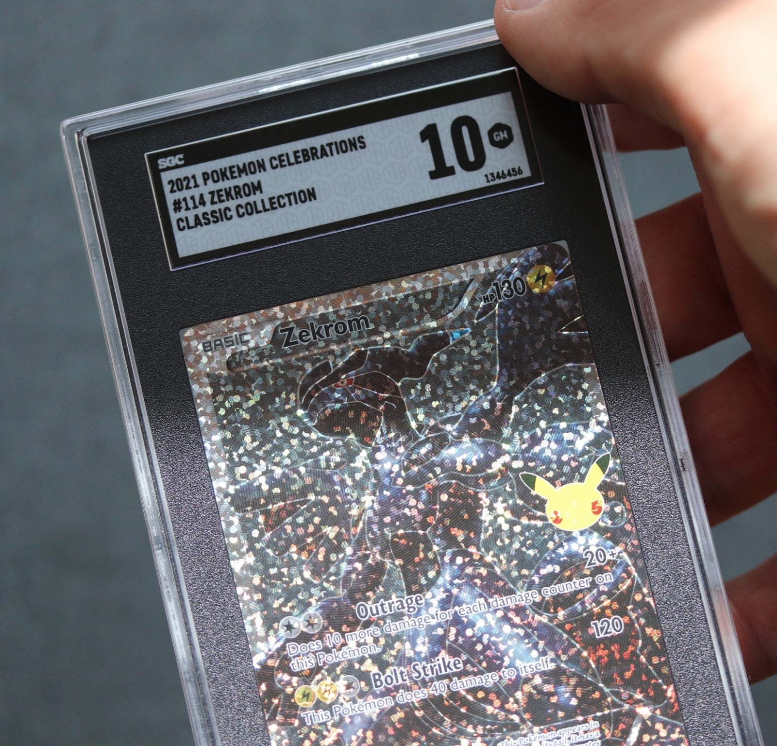 2021 Pokemon Celebrations Zekrom Classic Collection 10 GEM MINT Full Art 114/114