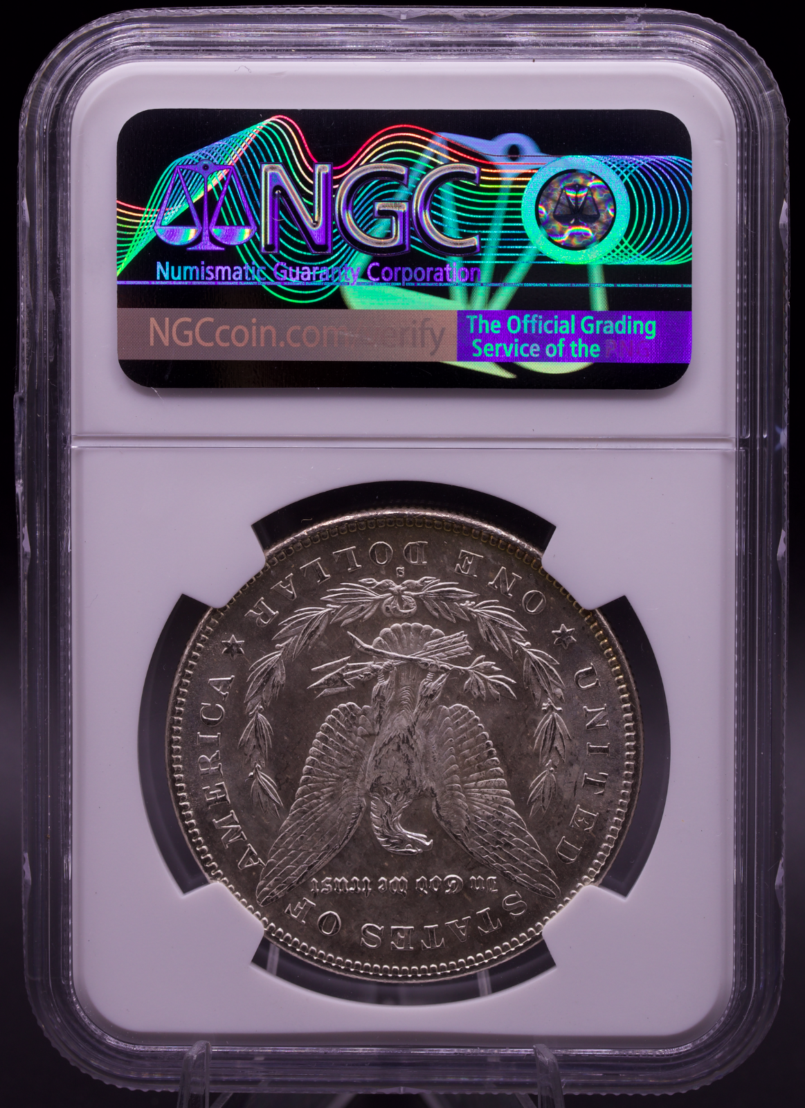 1878-S Morgan Silver Dollar NGC MS63 New York Bank Hoard Treasury Bag