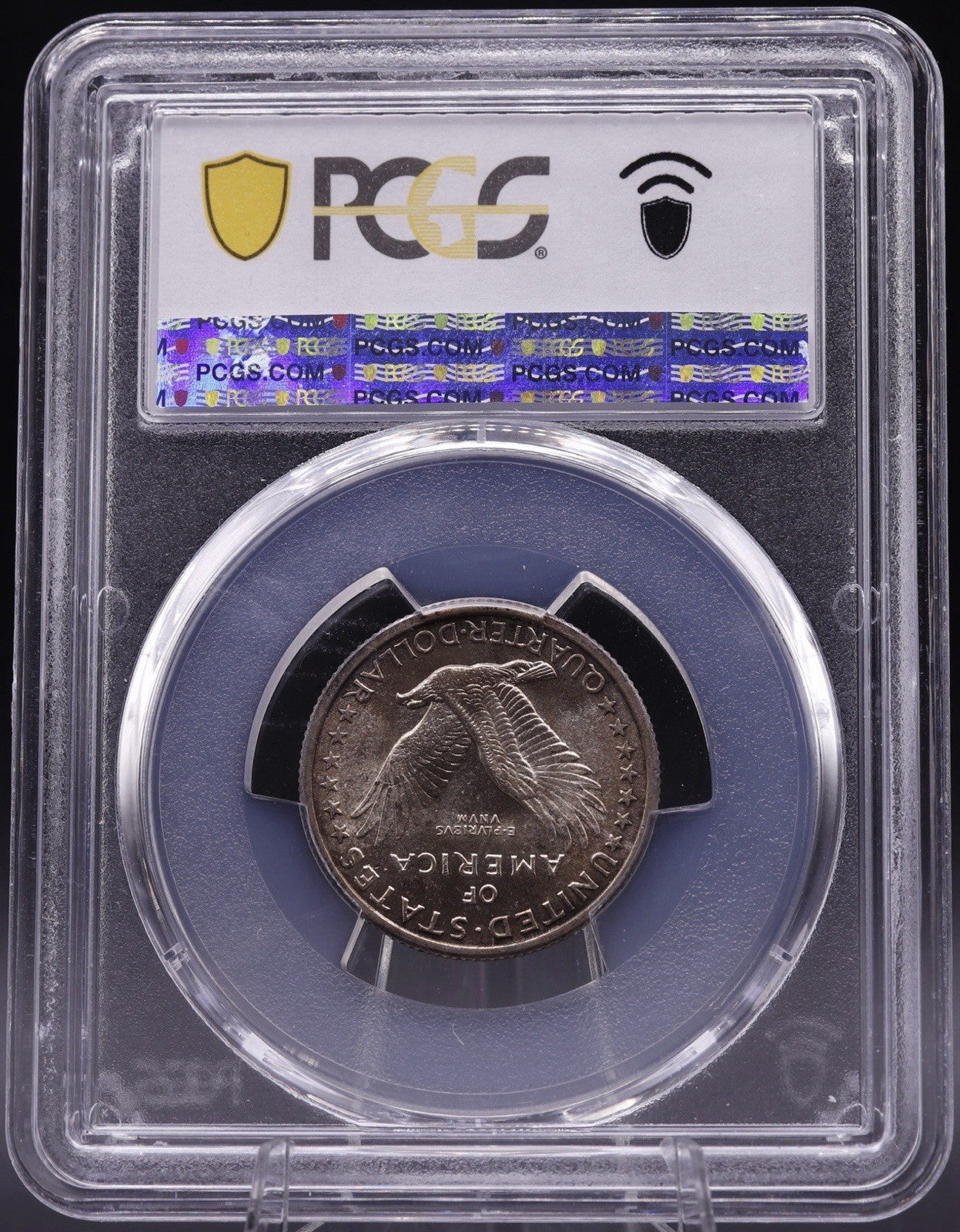 1917 Type 1 Standing Liberty Quarter PCGS MS66+ FH Light Golden Toned