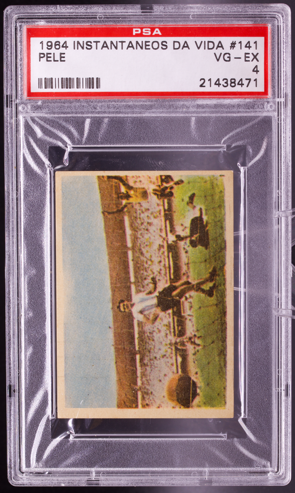 1964 Instantaneos Da Vida #141 Pele PSA 4 VG-EX Brazil vs Argentina Soccer Card