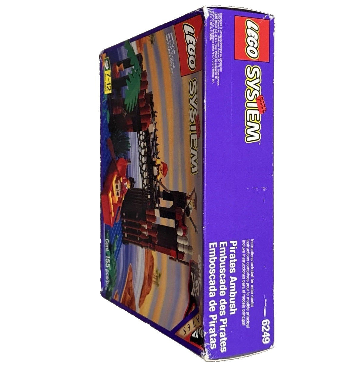 1997 LEGO Pirates Ambush 6249 NEW SEALED Vintage Box Wear Crocodile