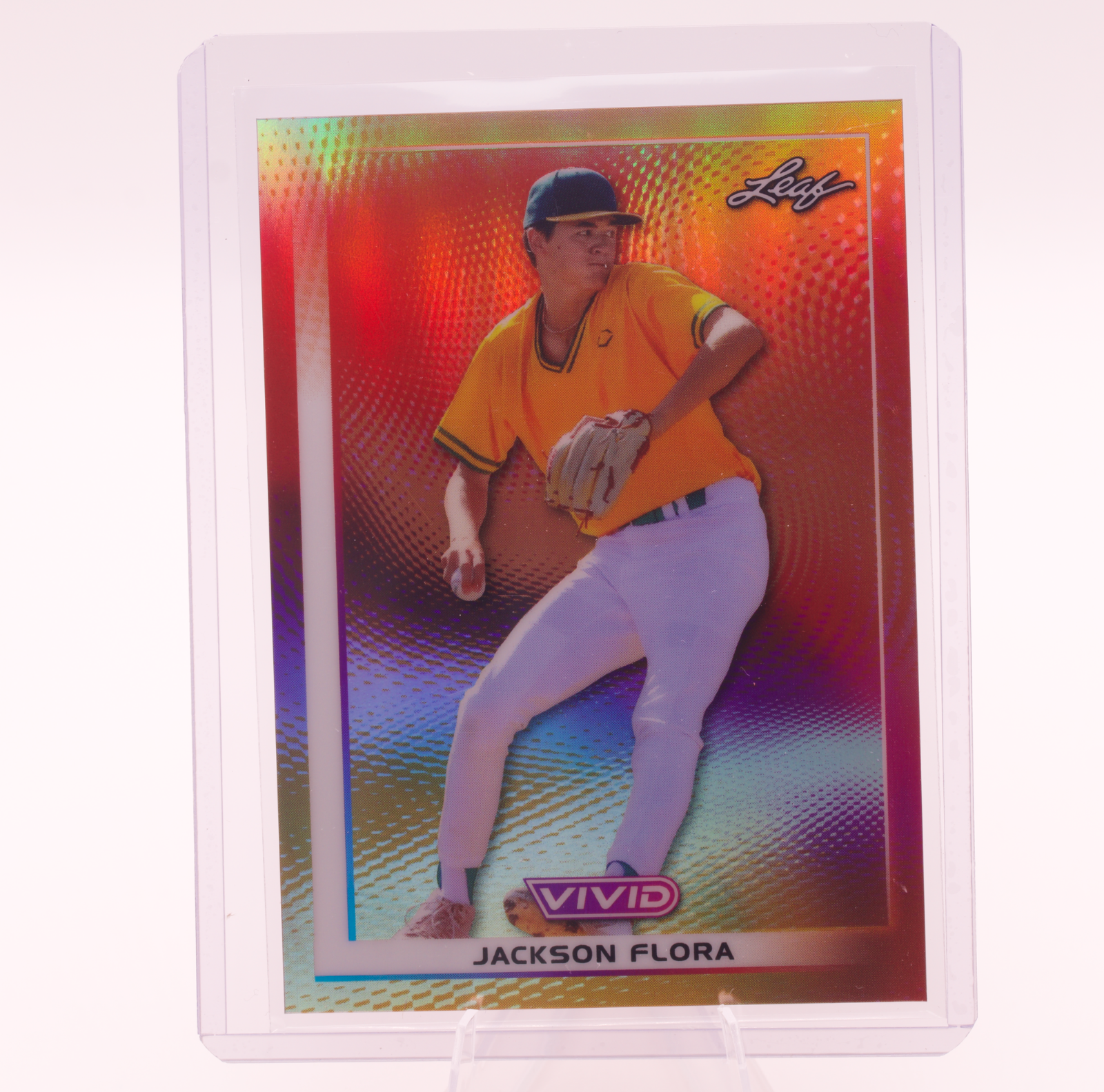 2026 Leaf Vivid Jackson Flora #87 /10 Giants Rookie Card Numbered Baseball RC