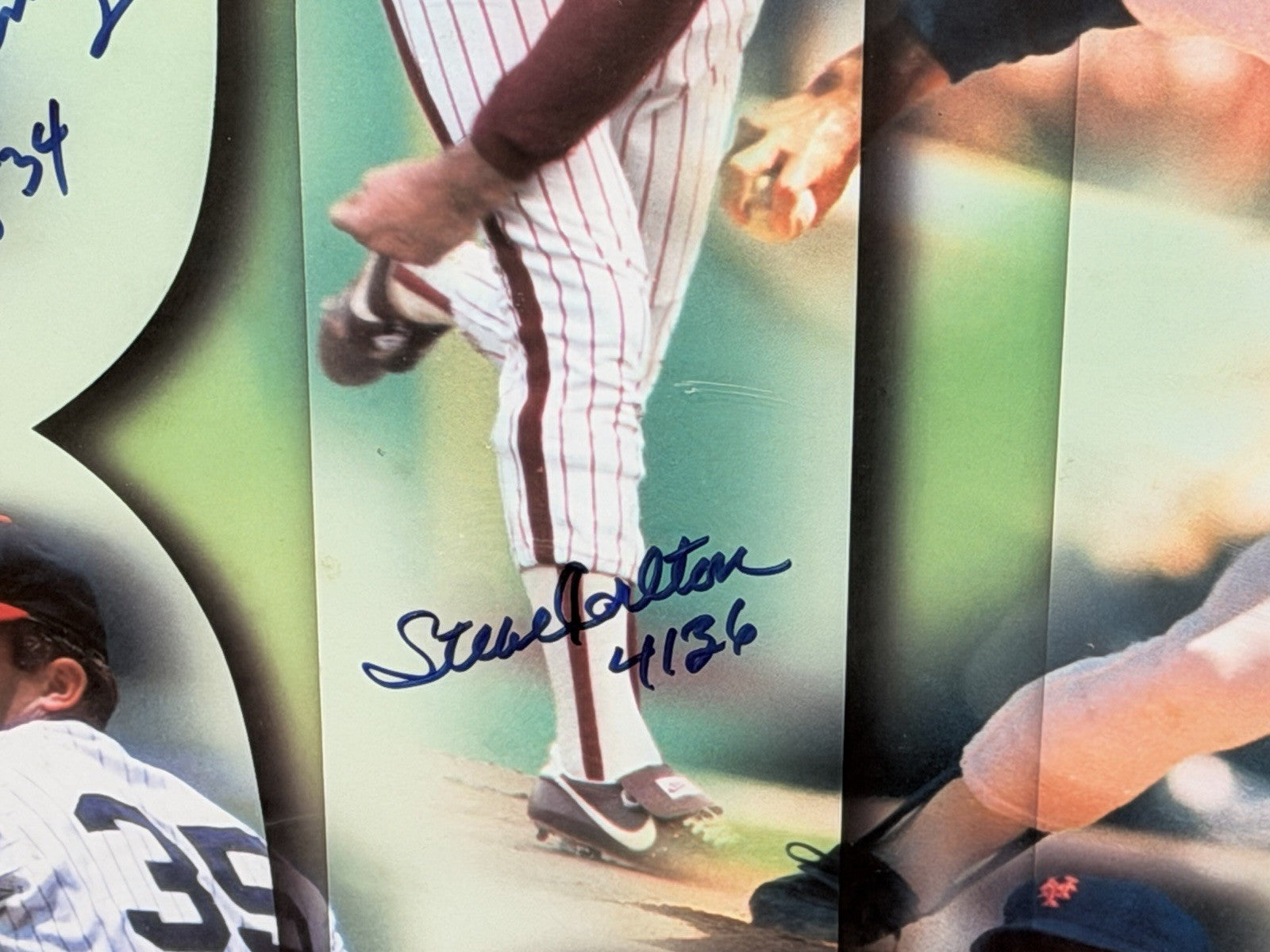 3000 Strikeout Club Signed Print /100 Nolan Ryan Seaver Carlton Clemens Gibson