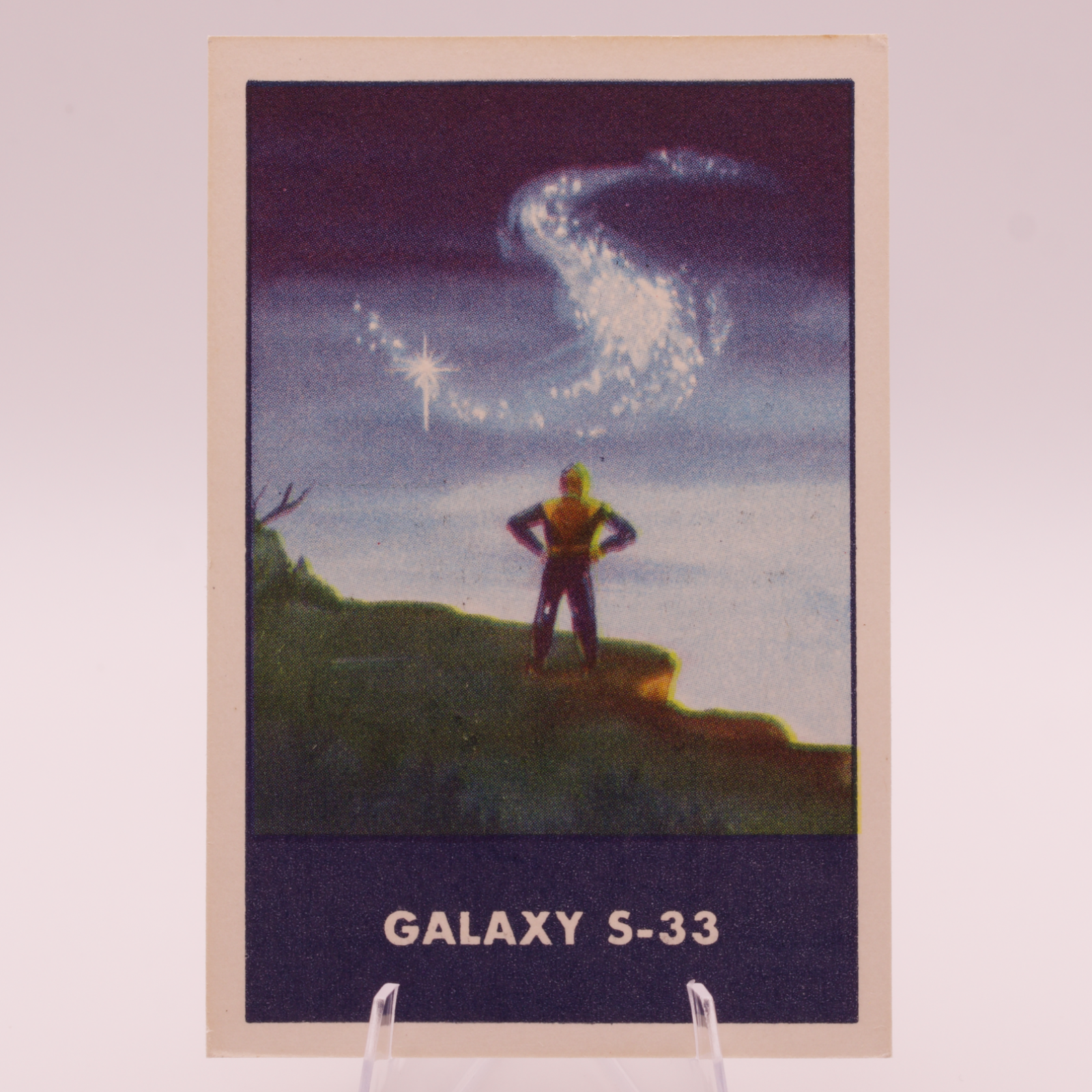 1953 Ralston Purina Space Patrol Galaxy S-33 F280-3 Chex Cereal Card Sci-Fi Art