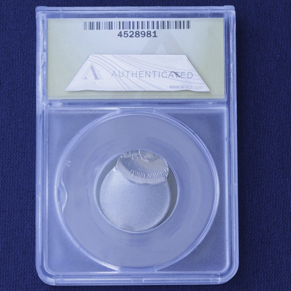 2000-D Jefferson Nickel • 80% Off-Center Strike • ANACS MS63 Mint Error