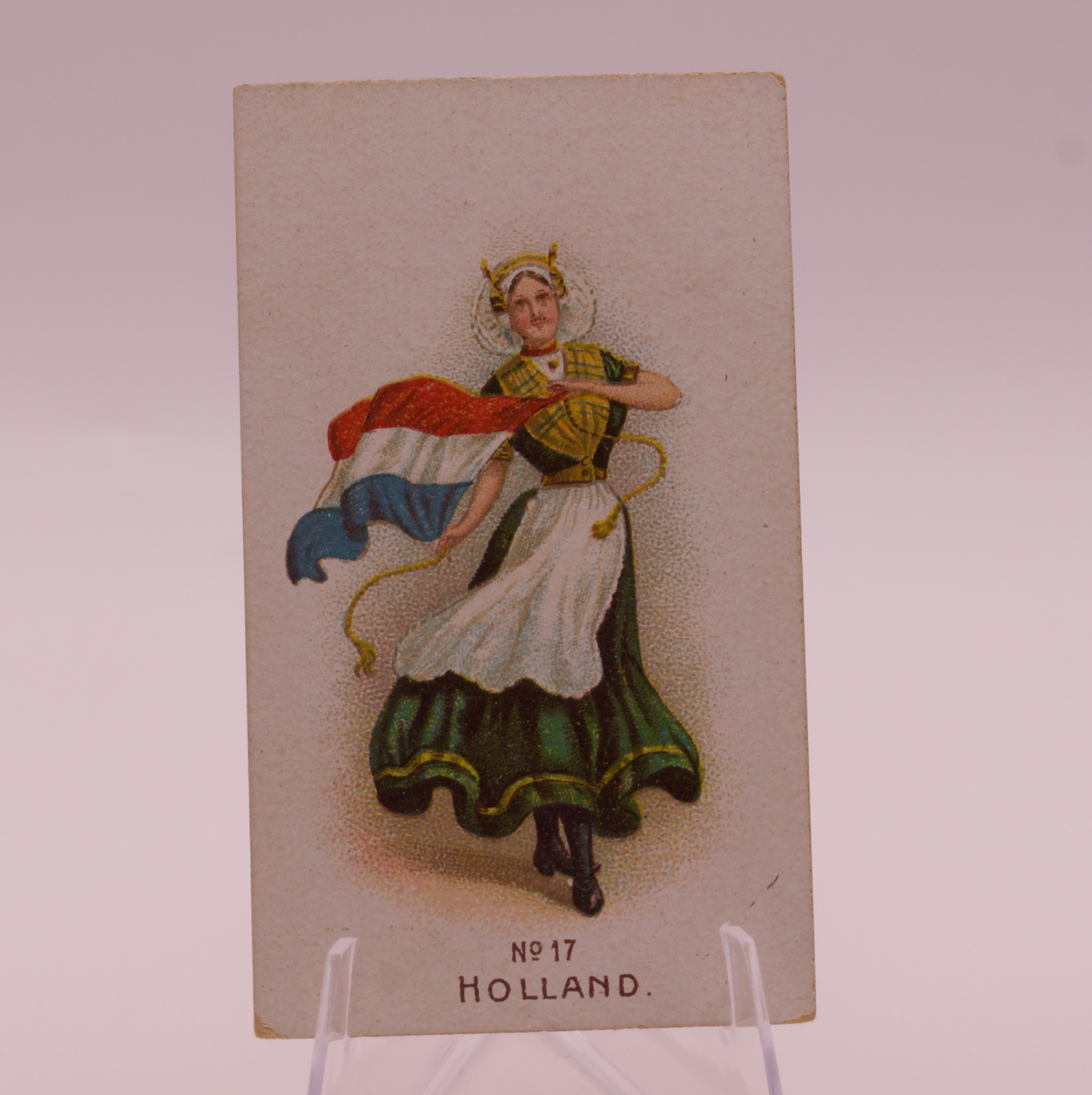 Wills United Service Cigarettes Card No. 17 Holland Antique Tobacco Card Bristol