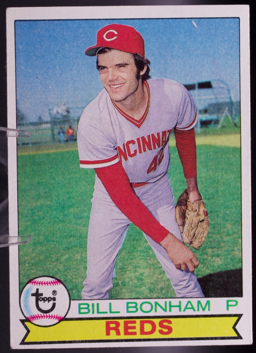 1979 Topps #354 Bill Bonham Cincinnati Reds Pitcher Vintage Baseball Card