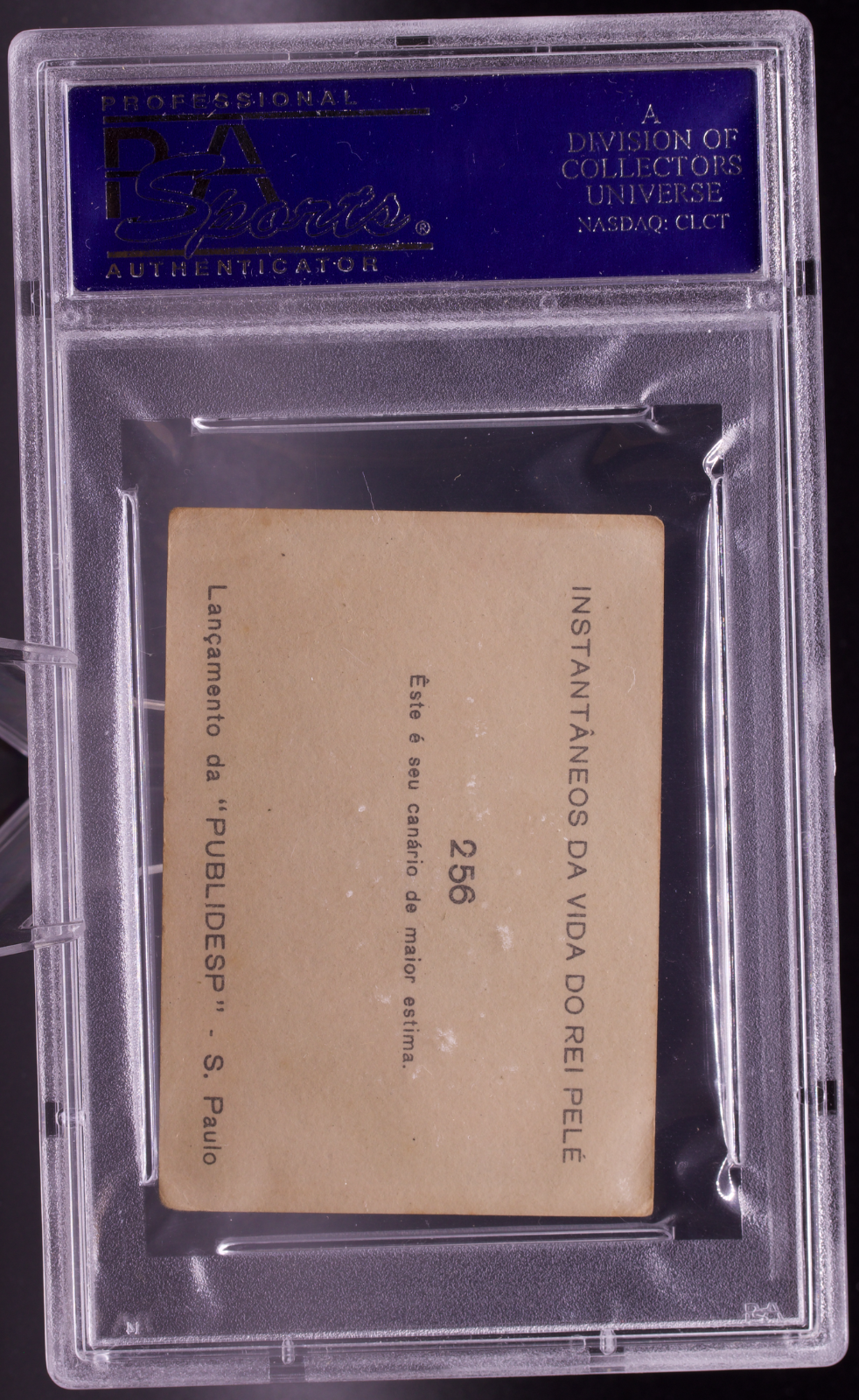1964 Instantaneos Da Vida #256 Pele PSA 2 GOOD Canary Bird Brazil Soccer Card