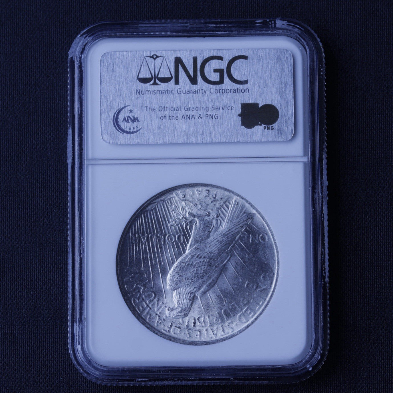 1923 Peace Dollar NGC MS64 • Patriot Collection • 90% Silver $1 Coin