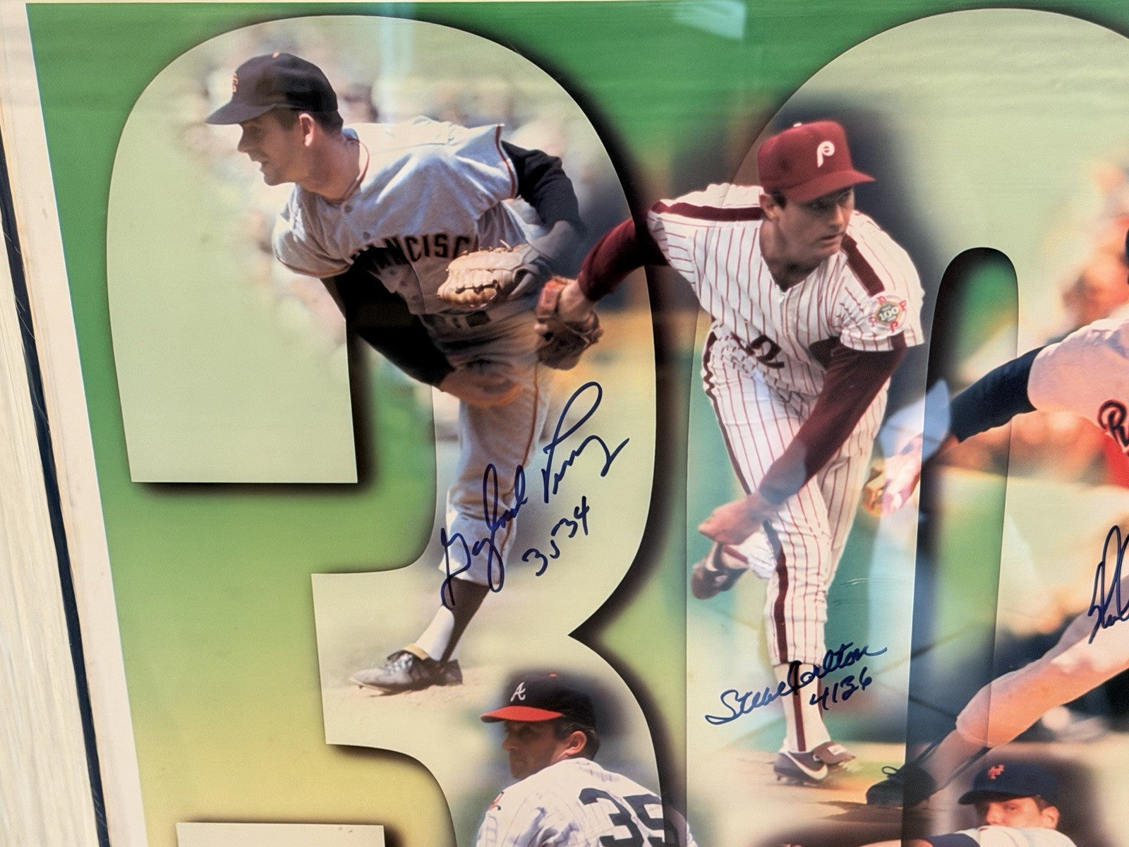 3000 Strikeout Club Signed Print 34x46 HOF Seaver Clemens Gibson  /100
