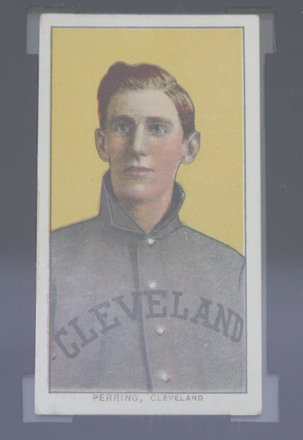 1909 - 1910 T206 George Perring Piedmont SGC 5 EX Cleveland Portrait