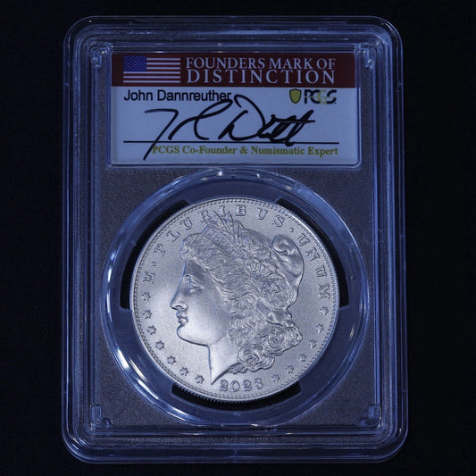 2023 Morgan Silver Dollar MS70 • Advanced Release • PCGS Co-Founder Autographed