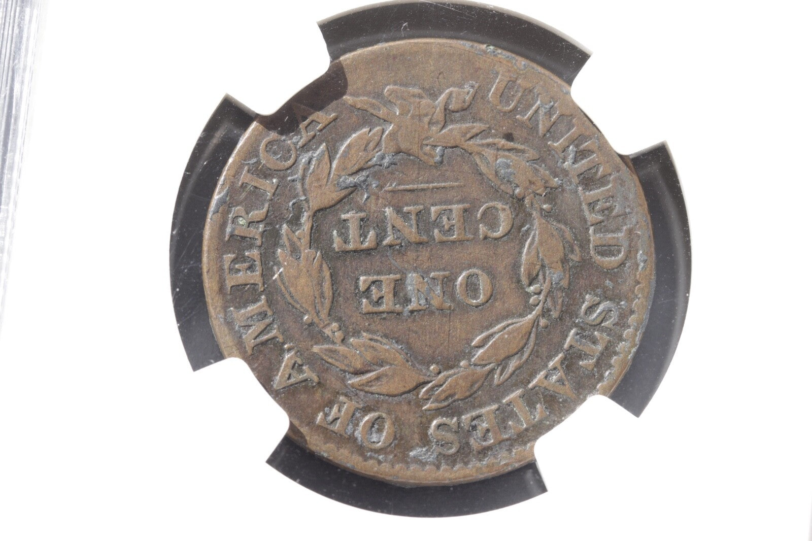 1825 Coronet Head Large Cent NGC VG Details Improperly Cleaned Early Penny Coin